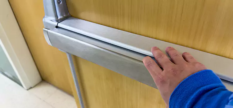 Installing a Push Bar on a Door Northampton